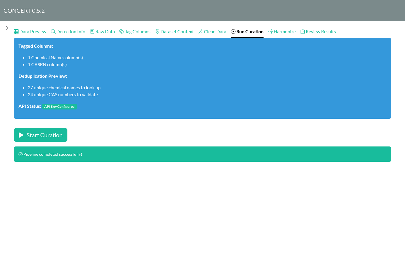 Run Curation after a successful run